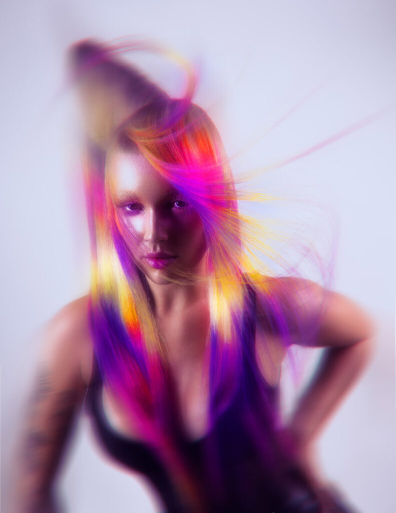professional hair retouching studio vibrant image for AHIA 2026 finalist collection