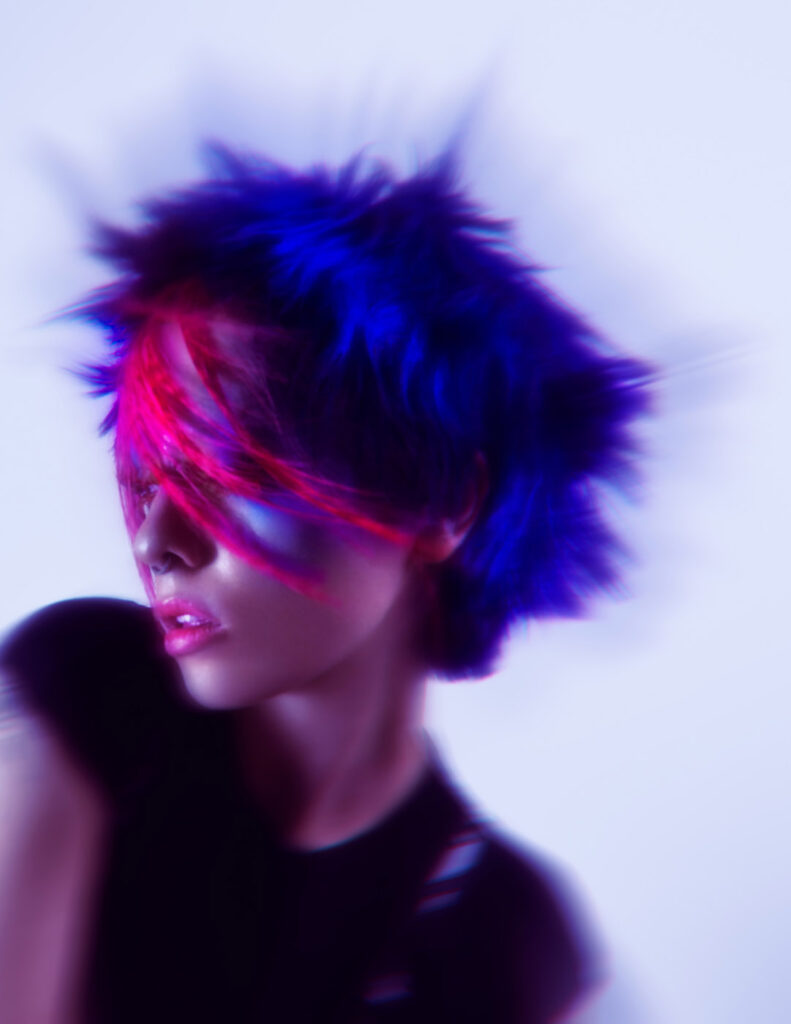 professional hair retouching studio vibrant image for AHIA 2026 finalist collection